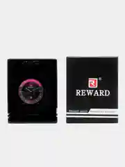 Черный мужские наручные часы Reward RD62015M с календарем, в подарочной упаковке
