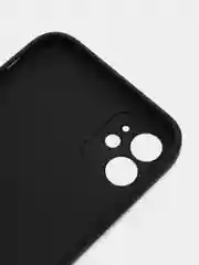 Черный чехол для айфон со стеклянной панелью iPhone 11, 12, 13, 14, Pro, 12 Pro Max, 14 Pro
