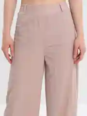 Бежевый женские брюки палаццо