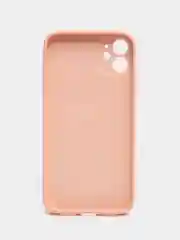 Розовый чехол для айфон со стеклянной панелью iPhone 11, 12, 13, 14, Pro, 12 Pro Max, 14 Pro