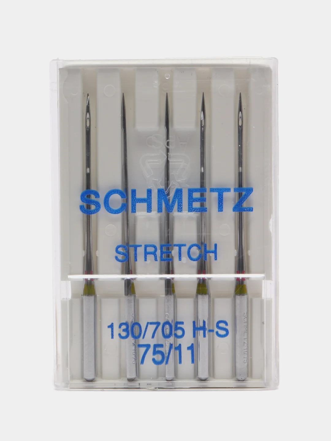 Иглы для бытовых швейных машин, стрейч Schmetz 130/705H-S № 65, 75, 90, 5 штук