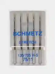 Иглы для бытовых швейных машин, стрейч Schmetz 130/705H-S № 65, 75, 90, 5 штук