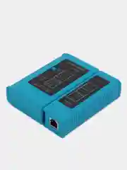Синий тестер сетевого LAN интернет кабеля RJ45 и телефонного кабеля RJ11
