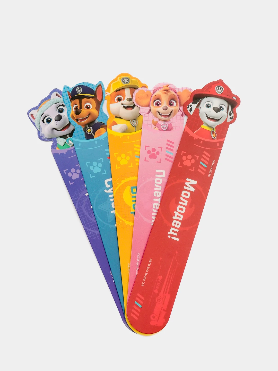 Набор закладок "Щенячий патруль", PAW PATROL, 5 шт
