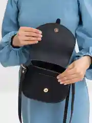 Черный сумка кросс-боди женская, через плечо