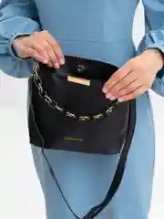 Черный сумка женская через плечо