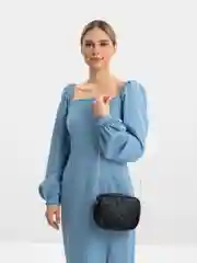 Черный сумка кросс-боди, женская, на цепочке