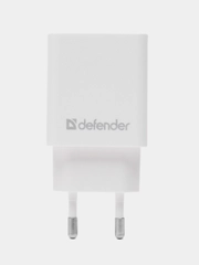 Сетевое зарядное устройство Defender UPA-21 белый, 1xUSB, 5V/2.1А