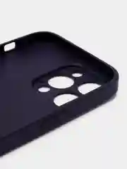 Индиго силиконовый чехол на iPhone 14, 14 Plus, 14 Pro, 14 Pro Max, со стеклянной панелью