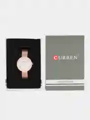 Розовый женские наручные часы Curren 9020 в подарочной упаковке