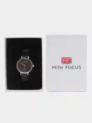 Черный женские наручные часы Mini Focus MF0291L, в подарочной упаковке