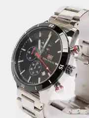 Черный мужские наручные часы Mini Focus MF0283G с хронографом, в подарочной упаковке