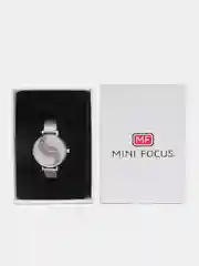 Серебряный женские наручные часы Mini Focus MF0291L, в подарочной упаковке
