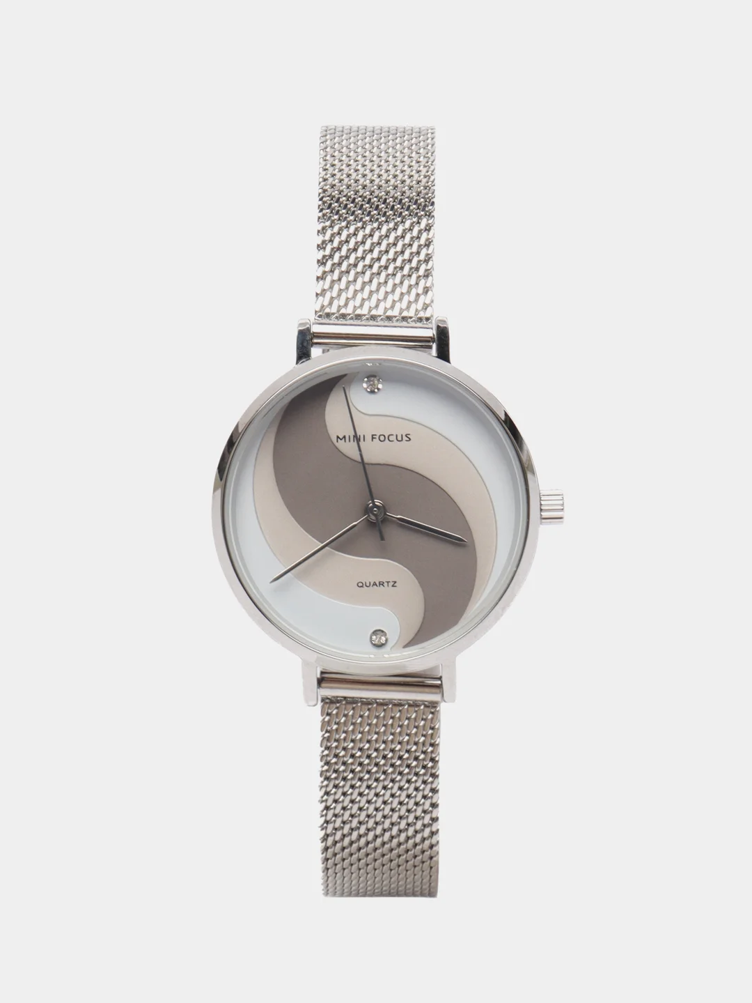 Серебряный женские наручные часы Mini Focus MF0291L, в подарочной упаковке