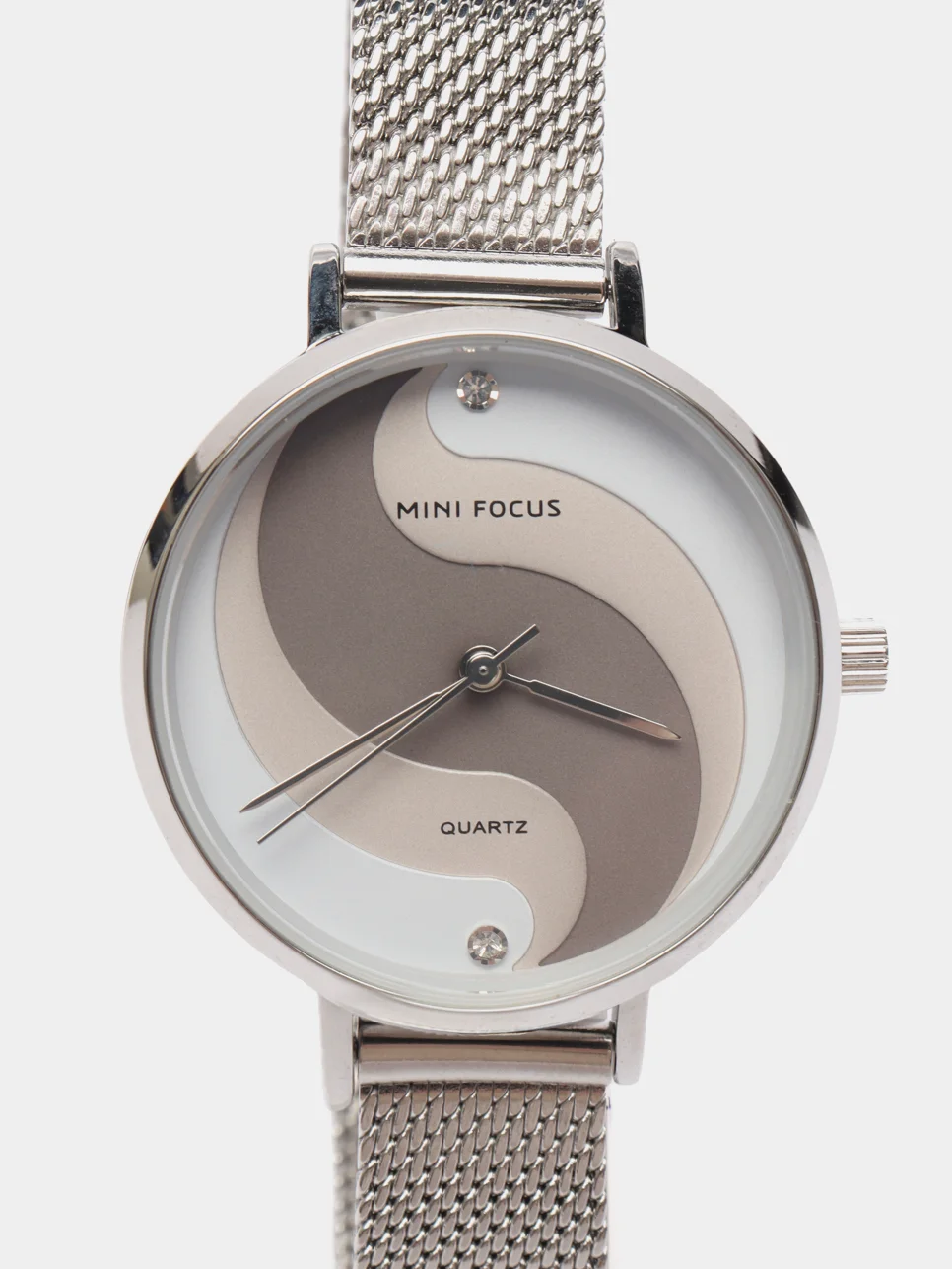 Серебряный женские наручные часы Mini Focus MF0291L, в подарочной упаковке