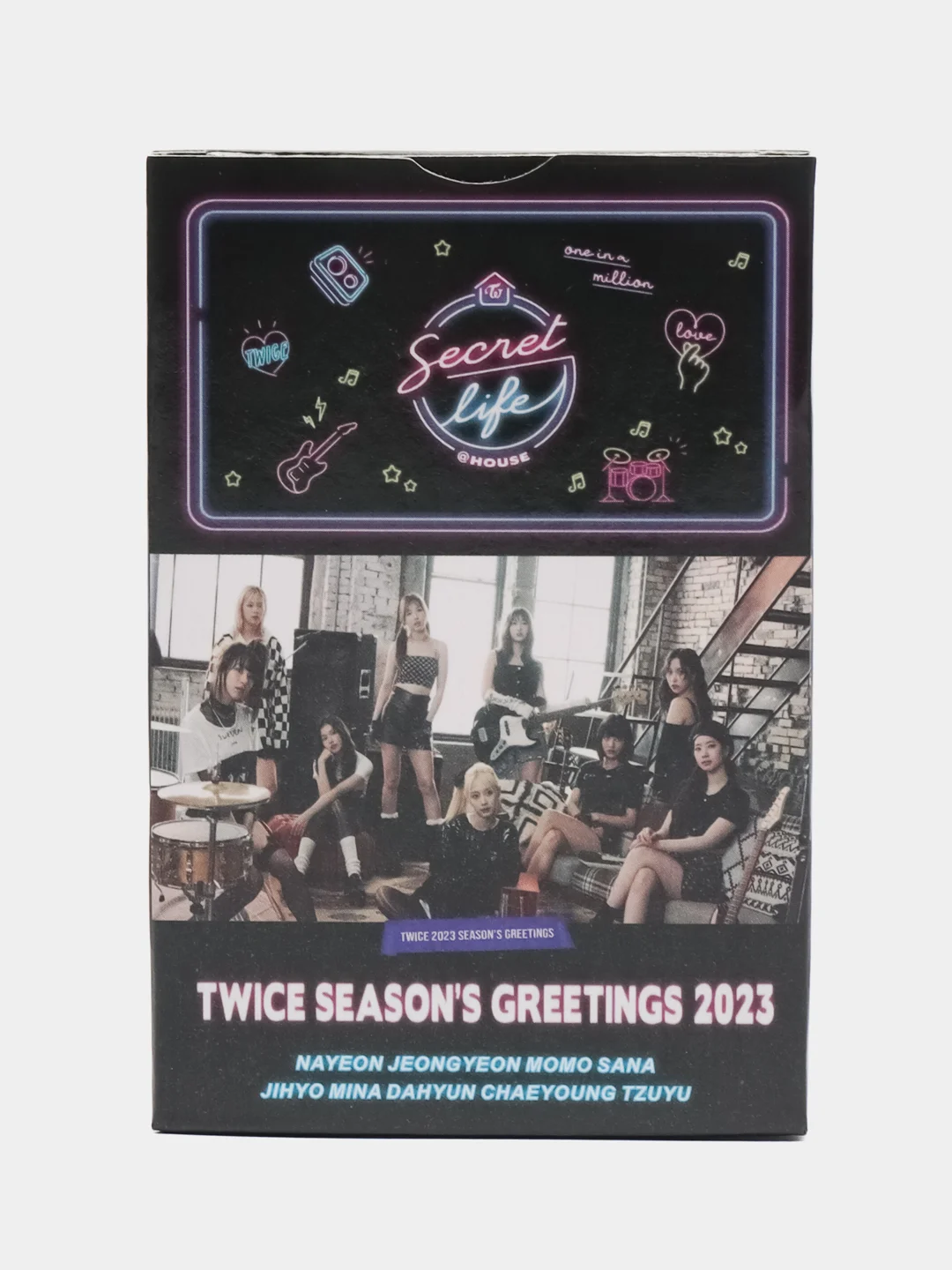 Черный карточки женских k-pop групп TWICE, AESPA, IVE, NewJeans, 55 штук