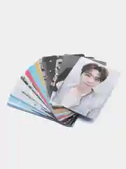 Синий карточки k-pop Seventeen, 55 штук