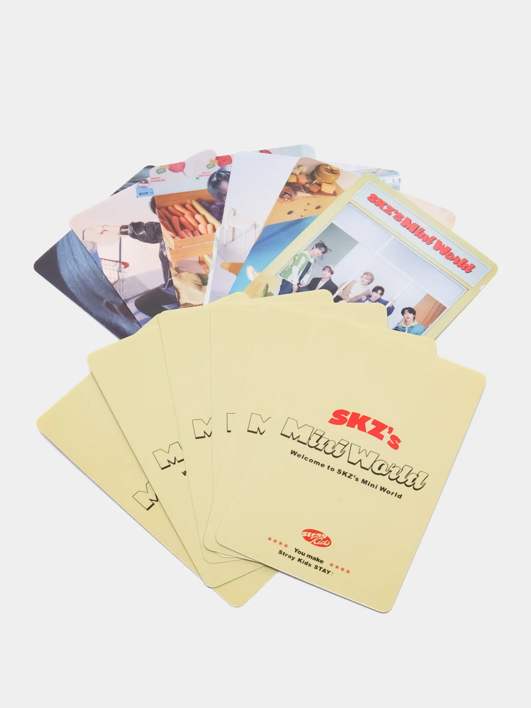 Желтый карточки k-pop "Stray Kids", коллекционные, 55 штук