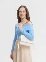 Молочный сумка кросс-боди женская