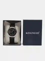 Черный мужские наручные часы KINGNUOS K-021 в подарочной упаковке