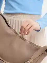Бежевый сумка из экокожи