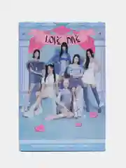 Голубой карточки женских k-pop групп TWICE, AESPA, IVE, NewJeans, 55 штук