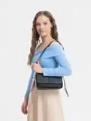Черный сумка кросс-боди женская