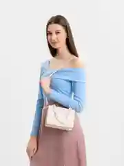 Белый сумка с цепочкой женская