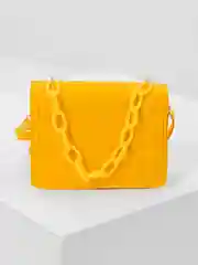 Желтый сумка с цепочкой женская