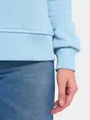 Голубой свитшот женский, оверсайз Bejamper