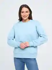 Голубой свитшот женский, оверсайз Bejamper
