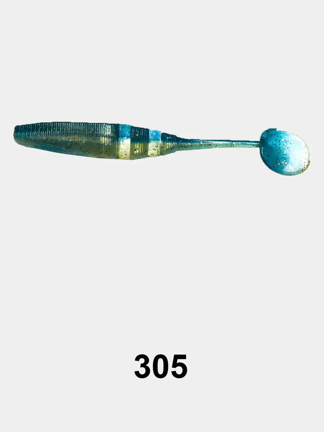 Виброхвост BAT SLIPPERY WORM, съедобный, FTAQ110, 1/6