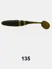 Виброхвост BAT SLIPPERY WORM, съедобный, FTAQ110, 1/6