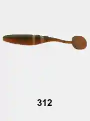Виброхвост BAT SLIPPERY WORM, съедобный, FTAQ110, 1/6