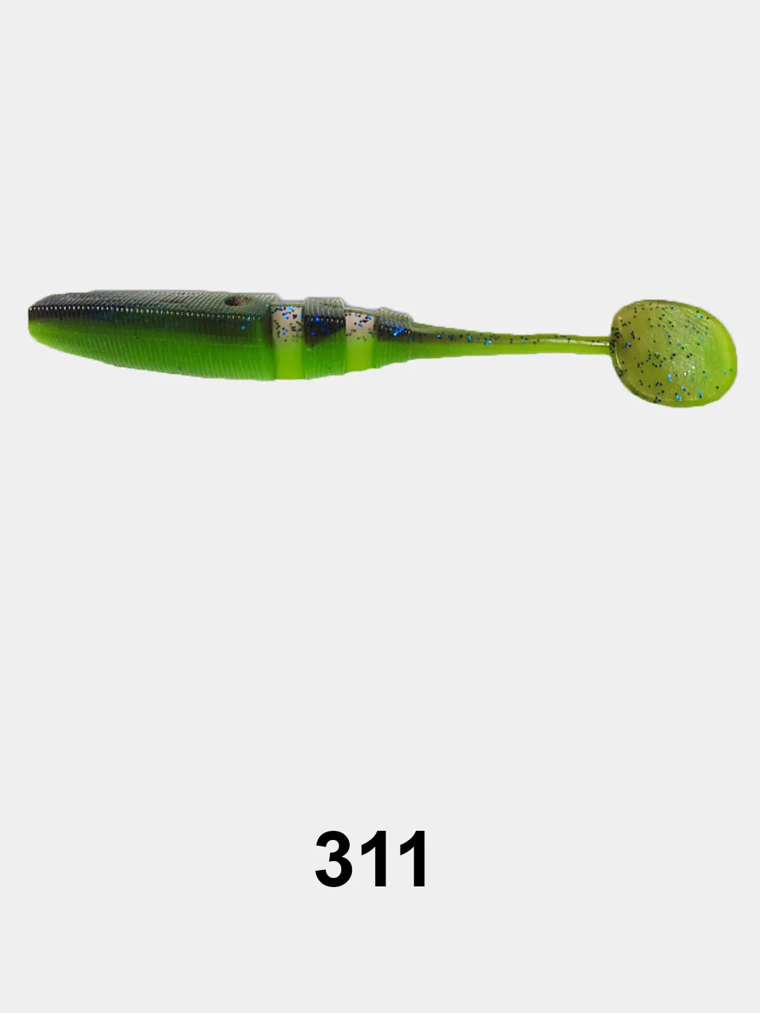 Виброхвост BAT SLIPPERY WORM, съедобный, FTAQ110, 1/6