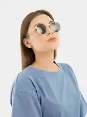 Черный очки солнцезащитные, имиджевые, унисекс, с чехлом