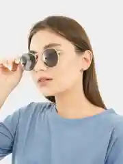 Черный очки солнцезащитные, имиджевые, унисекс, с чехлом