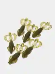 Оливковый силиконовые приманки рачок 7см (6 шт упаковка)