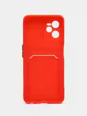Красный чехол на Realme C35, Narzo 50A Prime, Реалми С35, Нарзо 50А Прайм, силиконовый