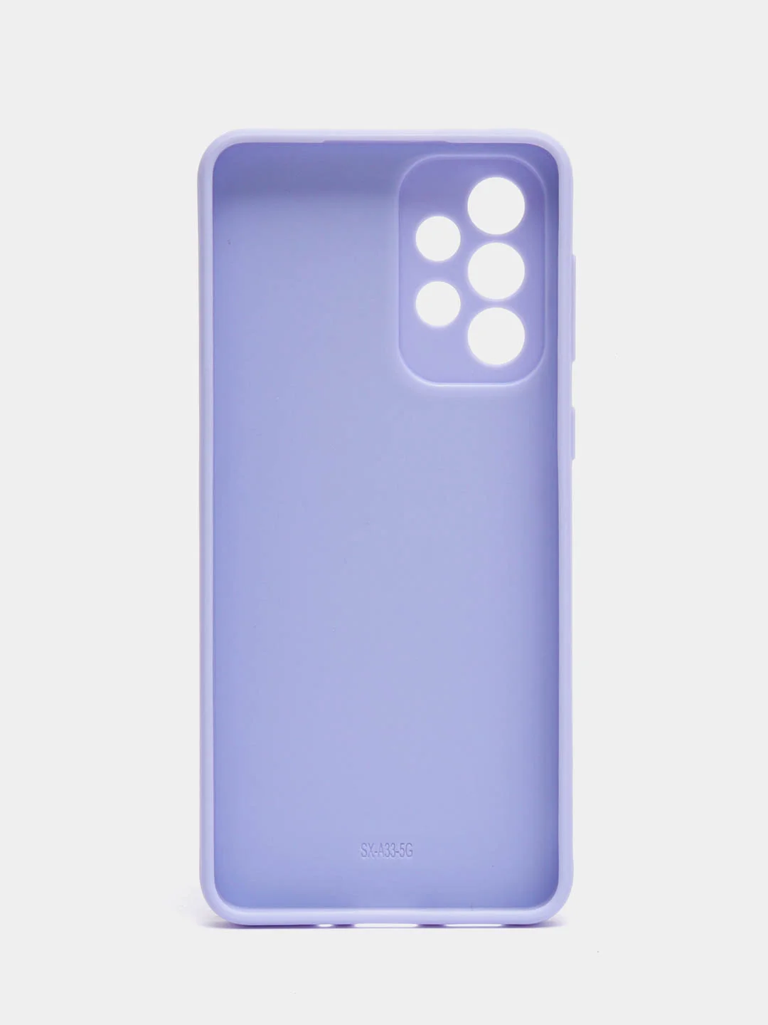 Лавандовый чехол для Samsung Galaxy A33 / Самсунг Галакси А33, пластиковый, глянцевый, под стекло