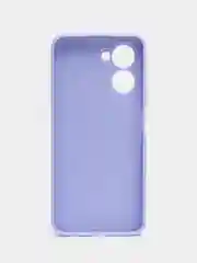 Лавандовый чехол для Realme C33, Реалми С33, пластиковый, глянцевый, под стекло