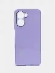 Лавандовый чехол для Realme C33, Реалми С33, пластиковый, глянцевый, под стекло