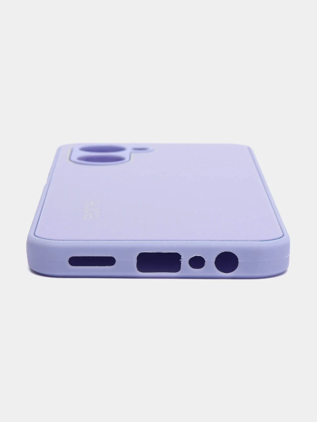 Лавандовый чехол для Realme C33, Реалми С33, пластиковый, глянцевый, под стекло