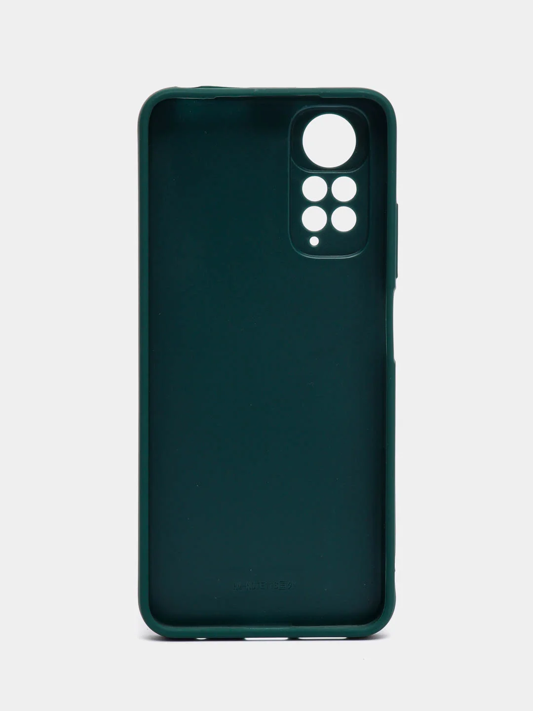 Тёмно-зелёный чехол на Xiaomi Redmi Note 11 4G, Redmi Note 11S, пластиковый, глянцевый, под стекло