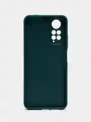 Тёмно-зелёный чехол на Xiaomi Redmi Note 11 4G, Redmi Note 11S, пластиковый, глянцевый, под стекло