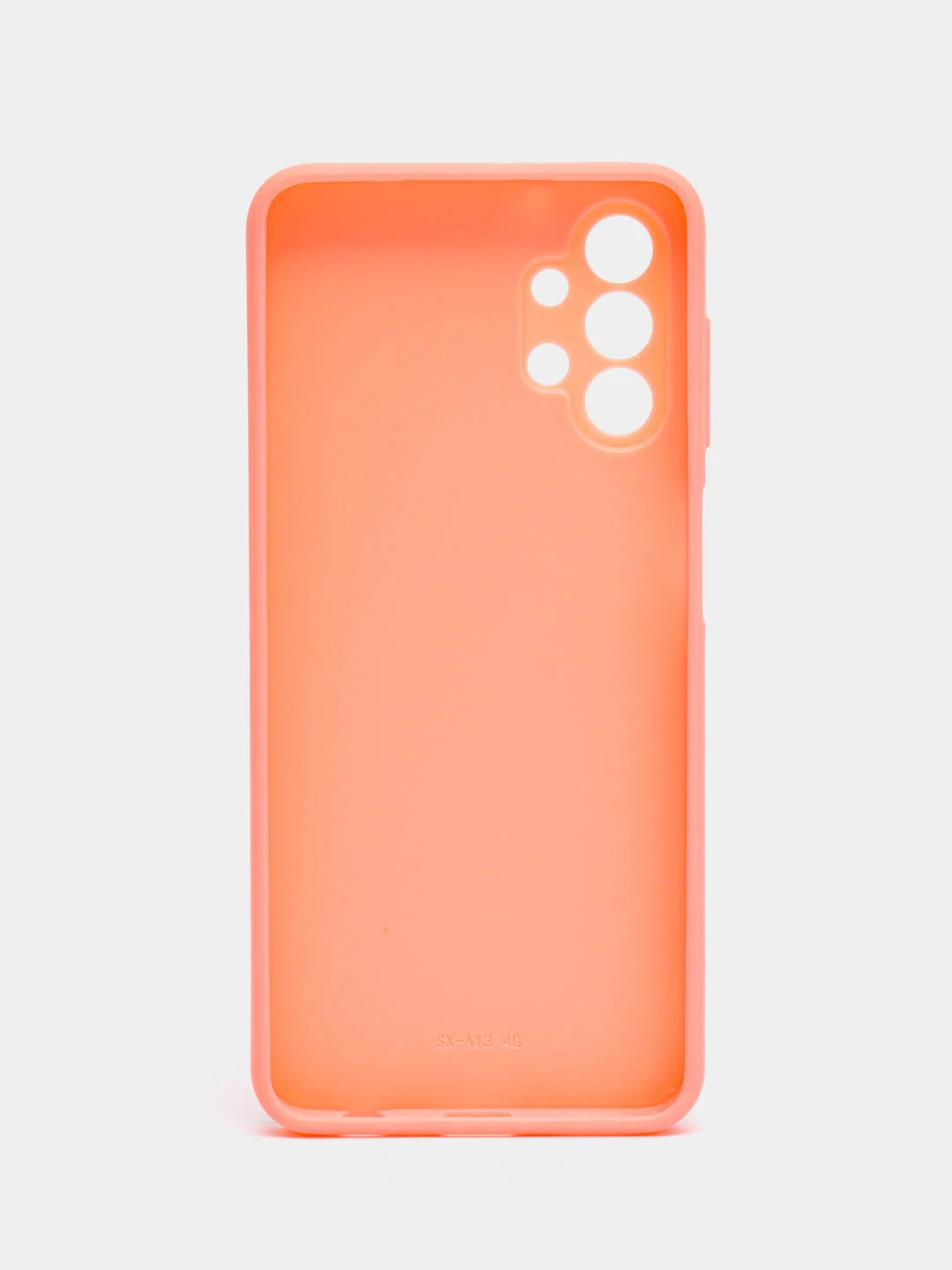 Белый чехол для Samsung Galaxy A13, Самсунг Галакси А13 4G, пластиковый, глянцевый, под стекло