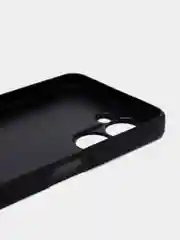 Черный чехол для Realme C33, Реалми С33, пластиковый, глянцевый, под стекло