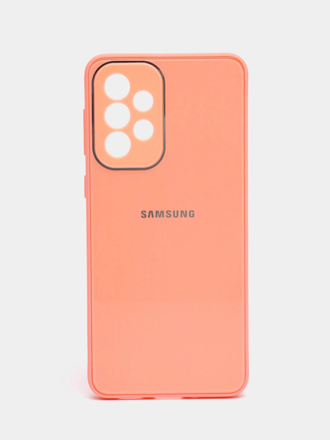 Конфетный чехол для Samsung Galaxy A33 / Самсунг Галакси А33, пластиковый, глянцевый, под стекло