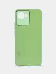 Салатовый чехол Realme C30, C30s, Narzo 50i Prime, пластиковый, глянцевый, под стекло