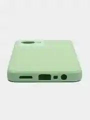 Салатовый чехол Realme C30, C30s, Narzo 50i Prime, пластиковый, глянцевый, под стекло
